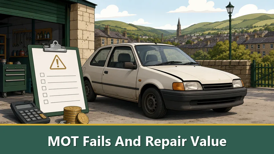 MOT Fail s și valoarea reparației